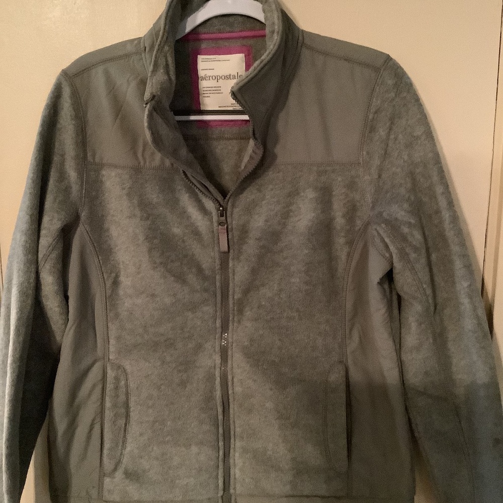 Grey light weight coat
